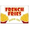Signmission French Fries Banner Heavy Duty 13 Oz Vinyl with Grommets Single Sided B-60 French Fries - alternate 1